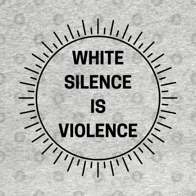 White Silence Is Violence by CF.LAB.DESIGN
